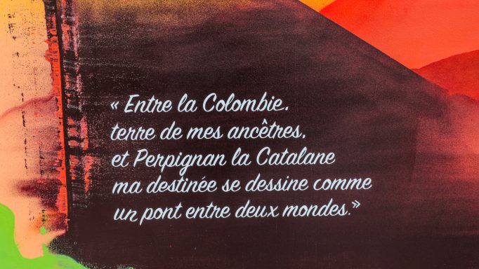 L'Art prend l'Air Perpignan 2026 Citation stylisée sur un fond coloré, évoquant des ambitions et des choix.